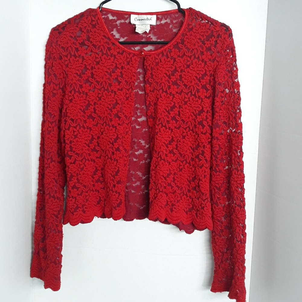 Connect lace cocktail party jacket